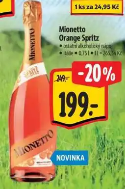 Albert MIONETTO ORANGE SPRITZ nabídka