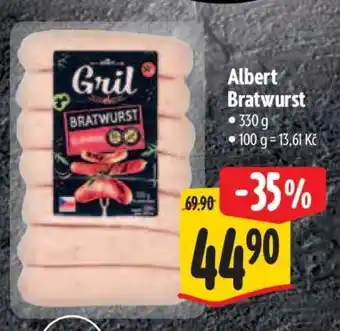 Albert Albert Bratwurst nabídka
