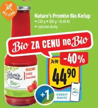 Albert Nature’s Promise Bio Kečup nabídka
