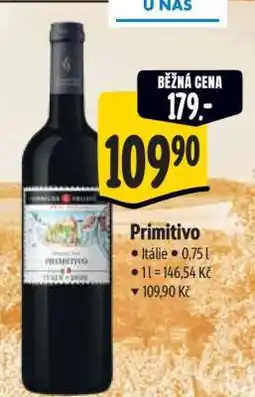 Albert Primitivo nabídka