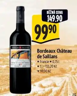 Albert Bordeaux Château de Saillans nabídka