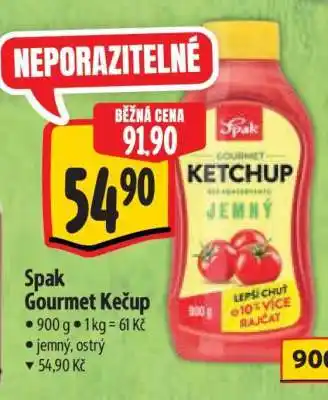 Albert Spak Gourmet kečup nabídka
