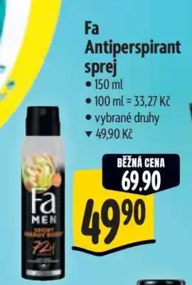 Albert Fa antiperspirant sprej nabídka
