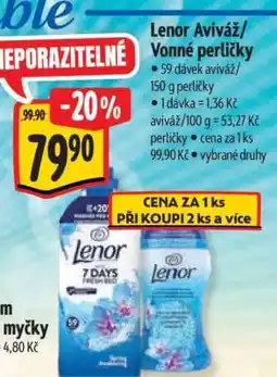 Albert LENOR Aviváž/Vonné perličky nabídka