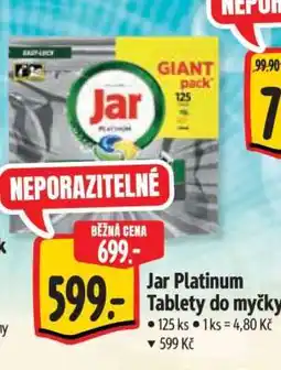 Albert Jar Platinum tablety do myčky nabídka