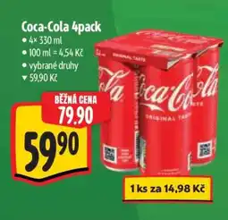 Albert Coca-Cola 4pack nabídka