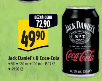 Albert Jack Daniel's & Coca-Cola nabídka