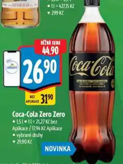 Albert Coca-Cola Zero Zero nabídka