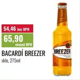 Ratio Bacardí breezer nabídka