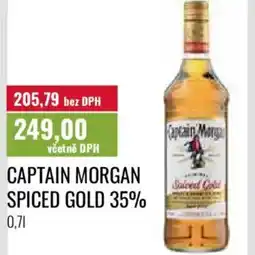 Ratio Captain morgan spiced gold 35% nabídka