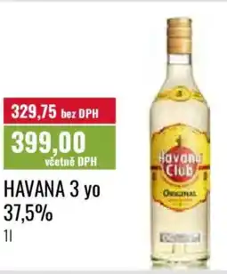 Ratio Havana 3 yo 37,5% nabídka