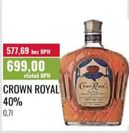 Ratio Crown royal 40% nabídka