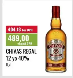 Ratio Chivas regal 12 yo 40% nabídka