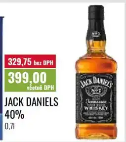 Ratio JACK DANIELS 40% nabídka