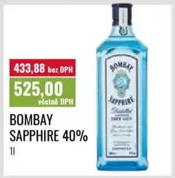Ratio BOMBAY SAPPHIRE 40% nabídka
