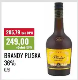 Ratio Brandy pliska 36% nabídka