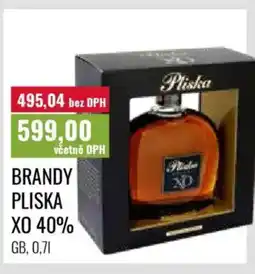 Ratio Brandy pliska xo 40% nabídka