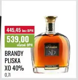 Ratio Brandy pliska xo 40% nabídka