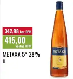 Ratio METAXA 5* 38% nabídka