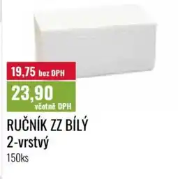 Ratio Ručník zz bílý 2-vrstvý nabídka