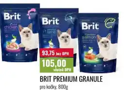 Ratio Brit premium granule pro kočky nabídka