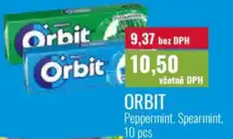Ratio ORBIT Peppermint, Spearmint nabídka