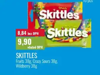 Ratio Skittles nabídka