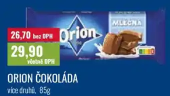 Ratio Orion čokoláda nabídka