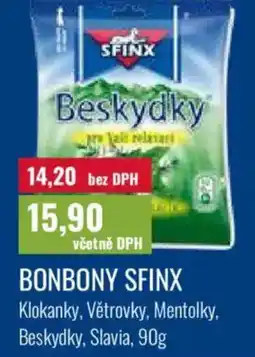 Ratio Bonbony sfinx nabídka
