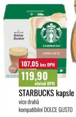 Ratio STARBUCKS kapsle nabídka
