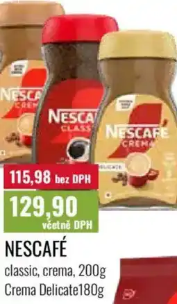 Ratio NESCAFÉ nabídka