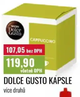 Ratio Dolce gusto kapsle nabídka