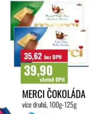 Ratio Merci čokoláda nabídka