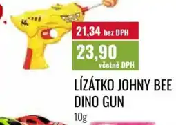 Ratio Lízátko johny bee dino gun nabídka