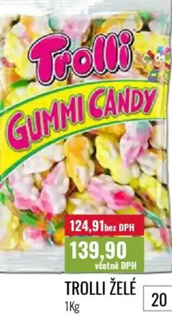 Ratio Trolli želé nabídka