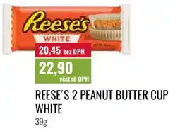 Ratio Reese's 2 peanut butter cup white nabídka