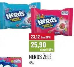 Ratio Nerds želé nabídka