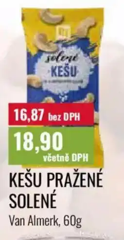 Ratio Kešu pražené solené nabídka