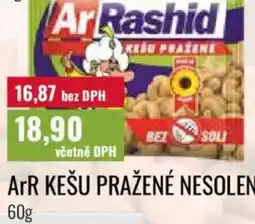 Ratio Arr kešu pražené nesolené nabídka