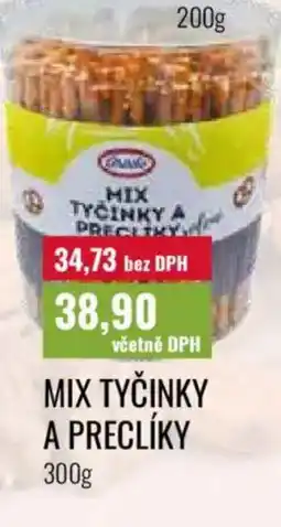 Ratio Mix tyčinky a preclíky nabídka