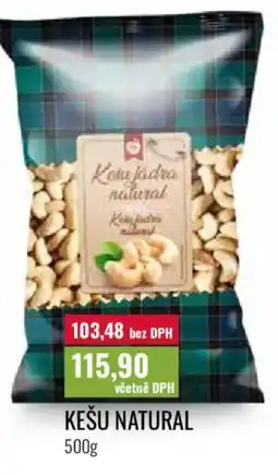 Ratio Kešu natural nabídka