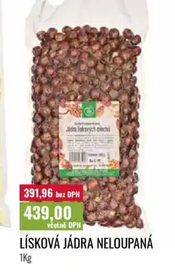 Ratio Lísková jádra neloupaná nabídka