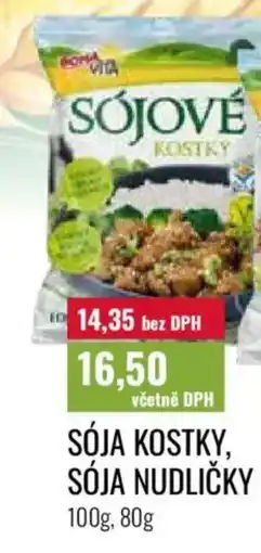 Ratio Sója kostky, sója nudličky nabídka