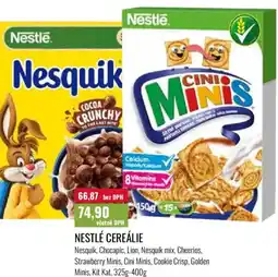 Ratio Nestlé cereálie nabídka