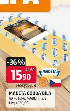 Trefa MADETA GOUDA BÍLÁ 48% tuku nabídka
