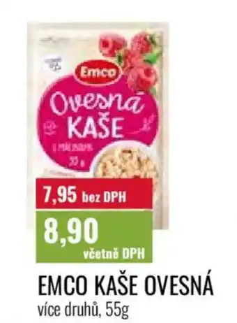 Ratio Emco kaše ovesná nabídka
