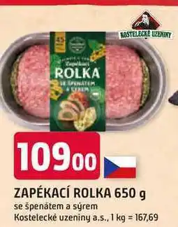 Trefa ZAPÉKACÍ ROLKA 650 g se špenátem a sýrem nabídka
