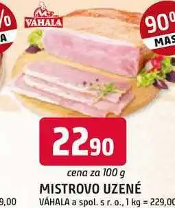 Trefa MISTROVO UZENÉ VÁHALA nabídka