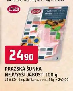 Trefa PRAŽSKÁ ŠUNKA NEJVYŠŠÍ JAKOSTI nabídka