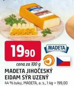 Trefa MADETA JIHOČESKÝ EIDAM SÝR UZENÝ 44% tuku nabídka